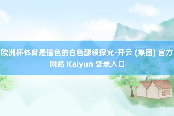 欧洲杯体育是撞色的白色翻领探究-开云 (集团) 官方网站 Kaiyun 登录入口