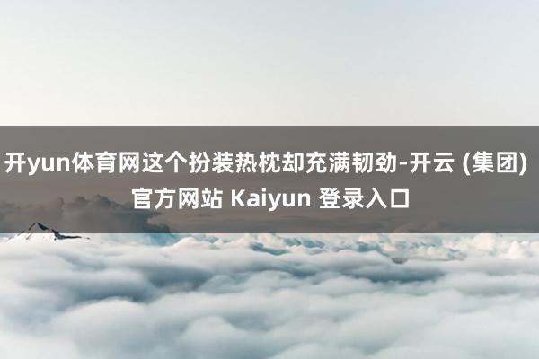 开yun体育网这个扮装热枕却充满韧劲-开云 (集团) 官方网站 Kaiyun 登录入口